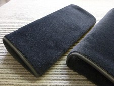 Velours footrest foot rest fitted for Mercedes Benz W126 SE SEL SEC + BLACK +NEW picture