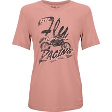 Fly Racing Women's Vintage T-Shirt - Pink, Medium 356-4033M picture