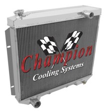 Champion Racing 3 Row Aluminum Radiator For 1957 - 59 Ford Fairlane/Ranchero picture