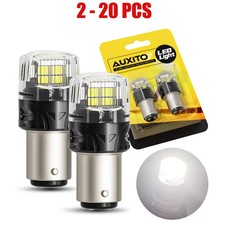 Canbus 2-20X 1156 PY21W LED TURN INDICATOR SIGNAL GLOBE BULB WHITE 4000LM BRIGHT picture