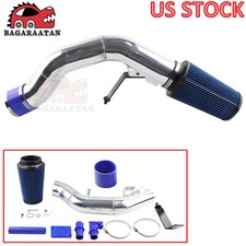 BLUE Aluminum Cold Air Intake Kit Fit For Ford F250 F350 6.0L Diesel 2003-2007 picture