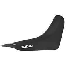2001-2024 Suzuki DR 650 gripper seat cover  all BLACK standard #244 LOGO picture
