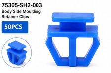 50pcs Body Side Moulding Retainer Clips For Honda Accord Civic CRX 75305-SH2-003 picture