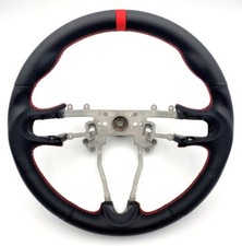 REVESOL Black Sports Steering Wheel Red Strip for 2009-2014 Honda Fit GE/Insight picture