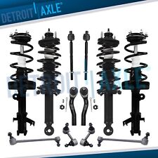 Front & Rear Strut w/Coil Spring + Sway Bars + Tie Rods for 2012-2014 Honda CR-V picture