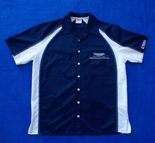 TRIUMPH MOTORCYCLE PIT SHIRT SZM SUPERCROSS VINTAGE MOTOCROSS FOX RACING JT MX picture