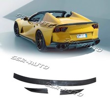 N Style Dry Carbon Fiber Rear Trunk Spoiler Wing Lip For 2018-24 Ferrari 812 GTS picture