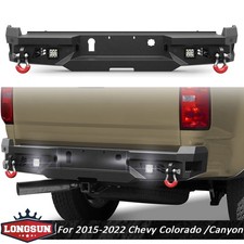 Offroad Steel Rear Bumper with LED Light For 2015-2022 Chevy Colorado/GMC Canyon picture
