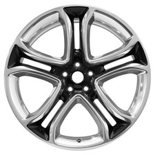 Reconditioned 22x9 Polished and Painted Deep Black Wheel fits 560-03931 picture