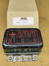 Auto-Lite VBO-4201B Voltage Regulator 1940s 1950s Jeep Willys 6V Rebuilt picture