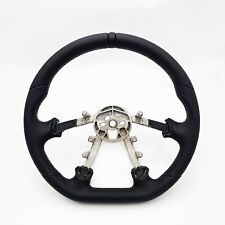 REVESOL Black Flat Sports Steering Wheel 3D Black Ring for 1997-2004 Corvette C5 picture