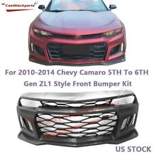 For 10-14 Chevy Camaro 5th To 6th Gen 2014-2015 ZL1 Style Front Bumper Cover Kit picture