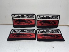 Vintage AUTOLITE Ford NOS 4 x 2 1/2” Lot Of 4 Patches picture