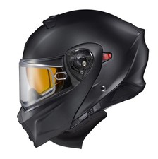 Scorpion 93-0104-SD EXO-AT930 Solid Helmet with Dual Lens Shield Md Matte Black picture