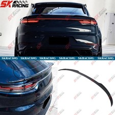 Dry Twill/Forged Carbon Rear Trunk Spoiler Wing for Porsche Cayenne Coupe 20-23 picture