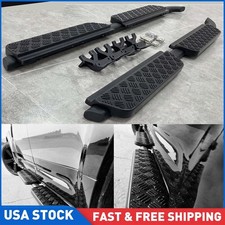 Black Running Board Nerf Bar Side Step Fits Land Rover Defender 110 2020-2024 picture