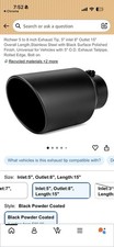 Richeer 5 to 8 inch Exhaust Tip, 5