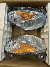 Headlight Pair For 2007-2009 Nissan Altima Sedan Halogen Chrome Open Box picture