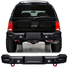 Vijay Steel Rear Bumper W/LED Lights & D-Rings For 1998-2003 Dodge Durango picture