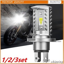 1/2set H4 9003 LED Motorcycle White Bulb Headlight Power High 15000LM CANbus picture