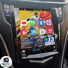 Apple Carplay For Cadillac ATS SRX XTS ATSL CTS Android 15 Car Stereo Radio Navi picture