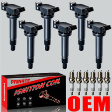 6X OEM Ignition Coil & 6X Iridium Spark Plugs For Toyota Sienna 3.0L 3.3L UF267 picture