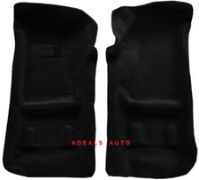 ACC 70-73 DATSUN 240Z MOLDED 80/20 LOOP 2PC BLACK CARPET RUG - WITH MASS BACKING picture