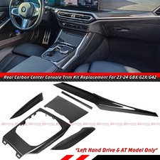 For 2023-24 BMW G8X G2X G42 6pc Carbon Fiber Dashboard Interior Console Trim Kit picture