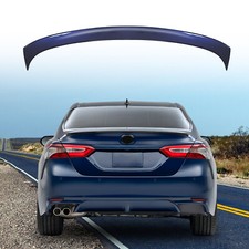 For 2018-2024 Toyota Camry Style Rear Trunk Spoiler Wing Lip 8W7 Blue picture