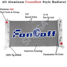 Aluminum Radiator Fit 2019-2023 2021 Chevy Silverado GMC Sierra 1500 5.3L 6.2L picture