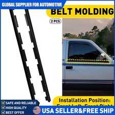 For 1988-2000 Chevy GMC Pair Front Outer Window Sweep Weather Strip Seal Set picture