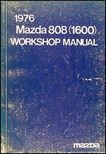 1976 Mazda 808 1600 Workshop Manual OEM Dealer Repair Shop Service Book picture