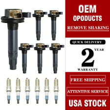 6PCS Ignition Coil UF646 iridium Spark Plug For Ford F-150 Transit Ecoboost 3.5L picture