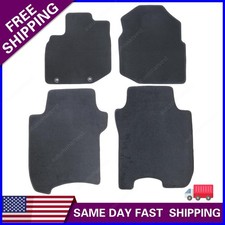 4Pcs Fits Honda Fit 2009-2013 Front & Rear Floor Mats Carpet Replacement Velour picture