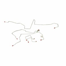 Fits 02-03 Ford Ranger 4WD AWABS Front Brake Line Kit Stainless Steel TKT0242SS picture