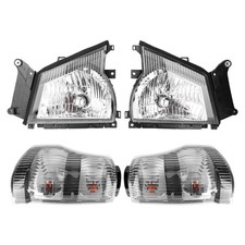 For 2004-2007 Isuzu NPR NQR 05-07 GMC W-4500 Headlights+Corner Lights Set 4PCS picture