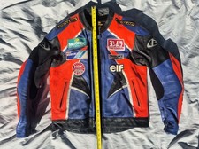 AGV Sport Suzuki Yoshimura Mat Mladin Replica Leather Motorcycle Jacket 48 picture