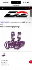 D2 PRO Lowering Springs 2.0
