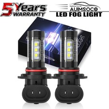 2x H10 9145 9140 LED Fog Driving Light Bulbs 120W White 6500K Super Bright picture
