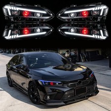 Tri-Projector Headlights For Honda Civic 11th Gen 2022-2026 Front Lamps Assembly picture