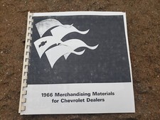 1966 Merchandising Materials Chevrolet Dealers Catalog picture