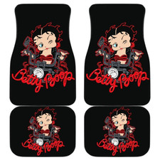 Betty Boop Car Floor Mats Betty Boop Ride Motorbike Cartoon Car Floor Mats picture