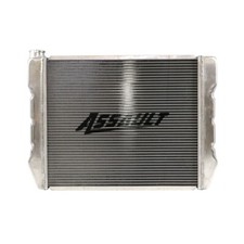 19x24 Aluminum Radiator GM Chevy Style Universal 2 Row Crossflow Racing HD picture