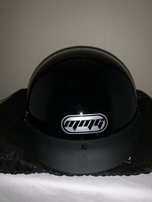 MMG KY-205 DOT Half Helmet Size( S )GLOSSY Black  picture