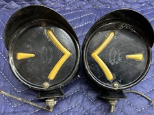 ORIGINAL PAIR Vintage 2 Sided Turn Signals ARROW SAFETY DEVICE Car OLD TRUCK picture