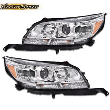 Pair Headlights Headlamp Driver Passenger Fit For 2013-2015 2016 LT Chevy Malibu picture