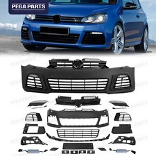 R20 Conversion Front Bumper W/ LED DRL For 2010-2014 VW Volkswagen MK6 GOLF GTI picture