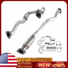 For 2014-2018 Jeep Cherokee 3.2L EXHAUST FLEX PIPES DIRECTFIT STAINLESS picture
