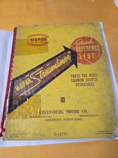 1947 Mopar Streamliner Parts List Manual Catalog Plymouth Dodge DeSoto Chrysler picture