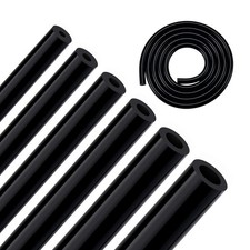 5FT 6PCS 4/5/6/8/10MM Car Automotive Silicone Vacuum Tubing Hose line Kit 3/8